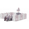 Манеж UNIX Kids SUPREME Space 200x240 Rose с качелями