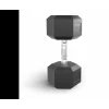 Гантель гексагональная UNIX Fit обрезиненная 30 кг / шт.